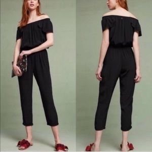 Anthropologie Beachgold black jumpsuit